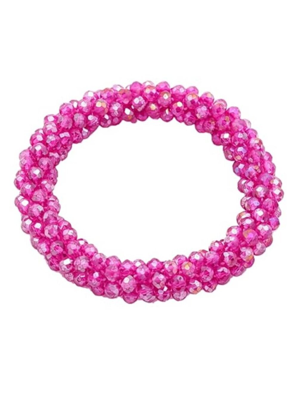 Sparkling Crystal Stretch Beaded Bracelet